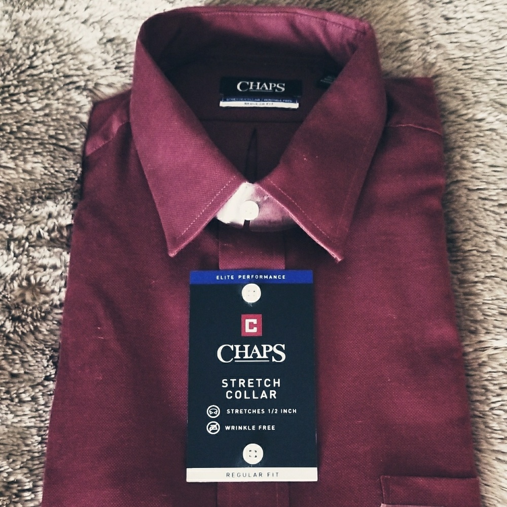 Chaps regular fit men dress shirt